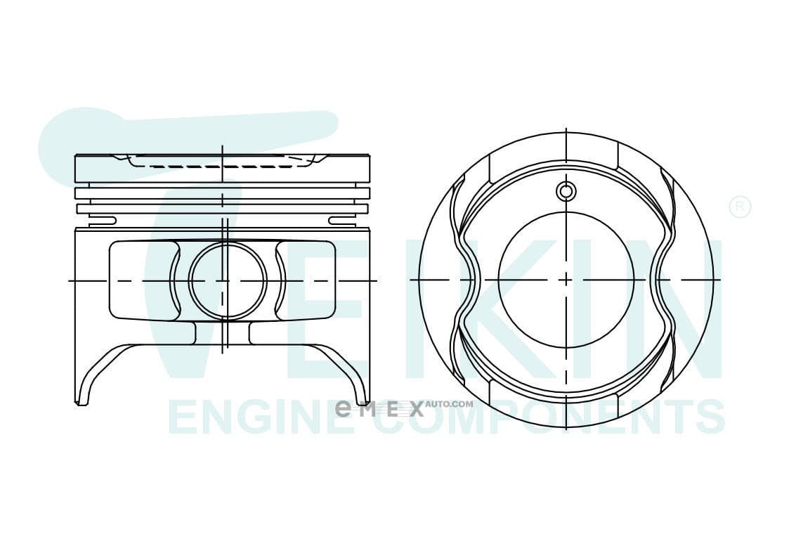 OEM PISTON ASSY 46289050