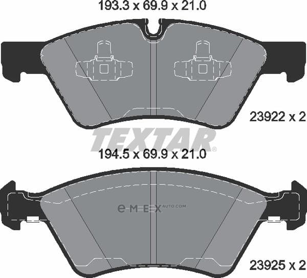 OEM PAD KIT, DISC BRAKE 2392201