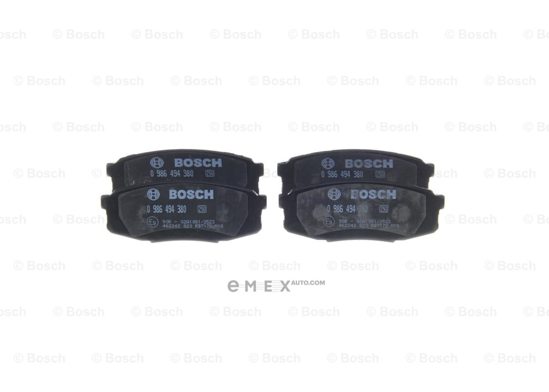 OEM Brake pad Rear 0986494380