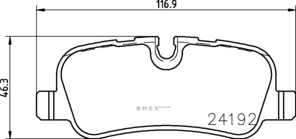 OEM BRAKE PAD MDB2713