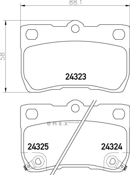 OEM PAD KIT, DISC BRAKE NP1067