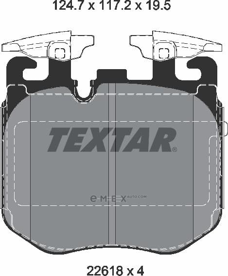 OEM PAD KIT, DISC BRAKE 2261801