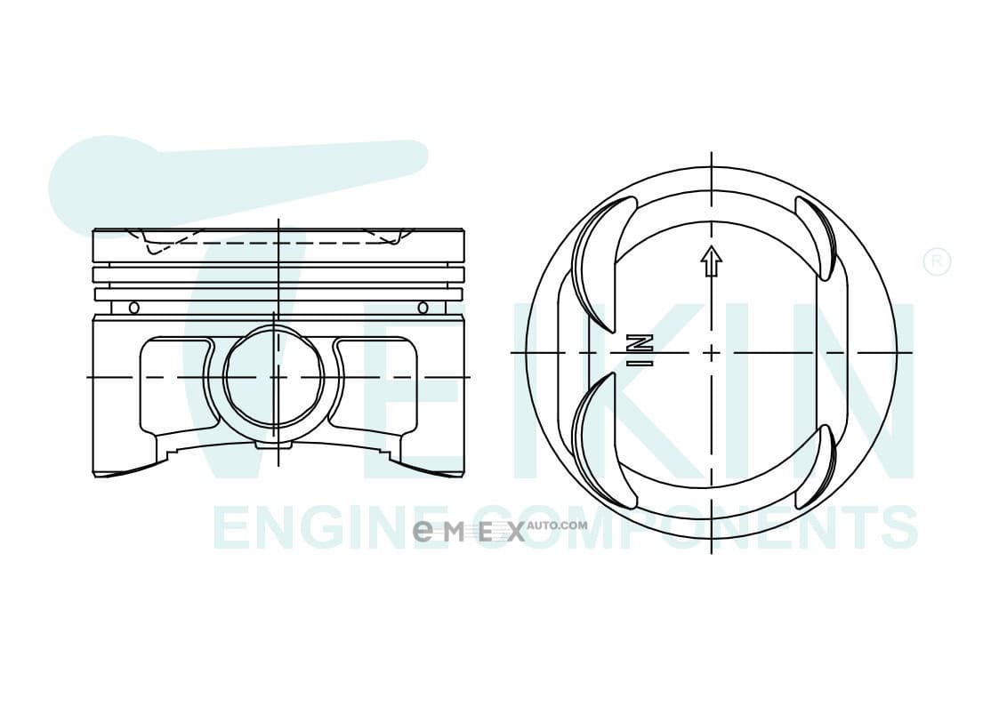 OEM PISTON ASSY 38153050