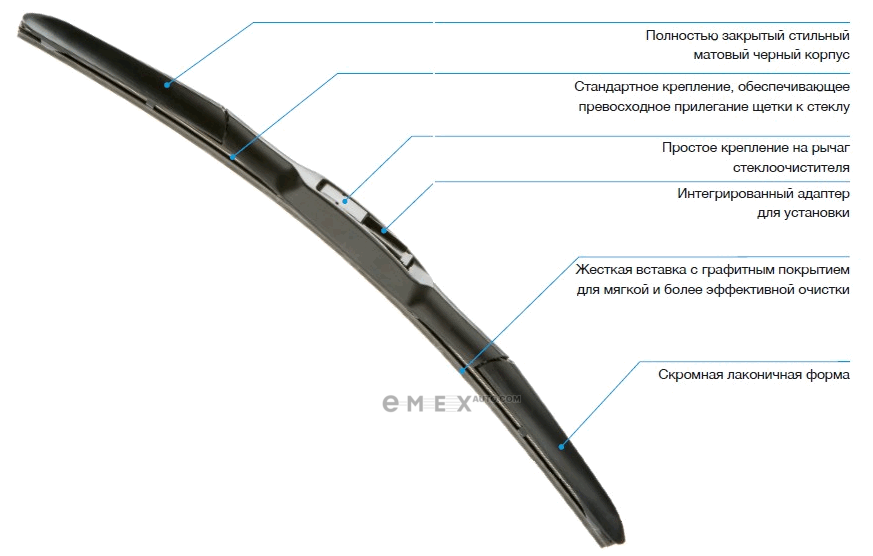 OEM WIPER BLADE ASSY DU070L