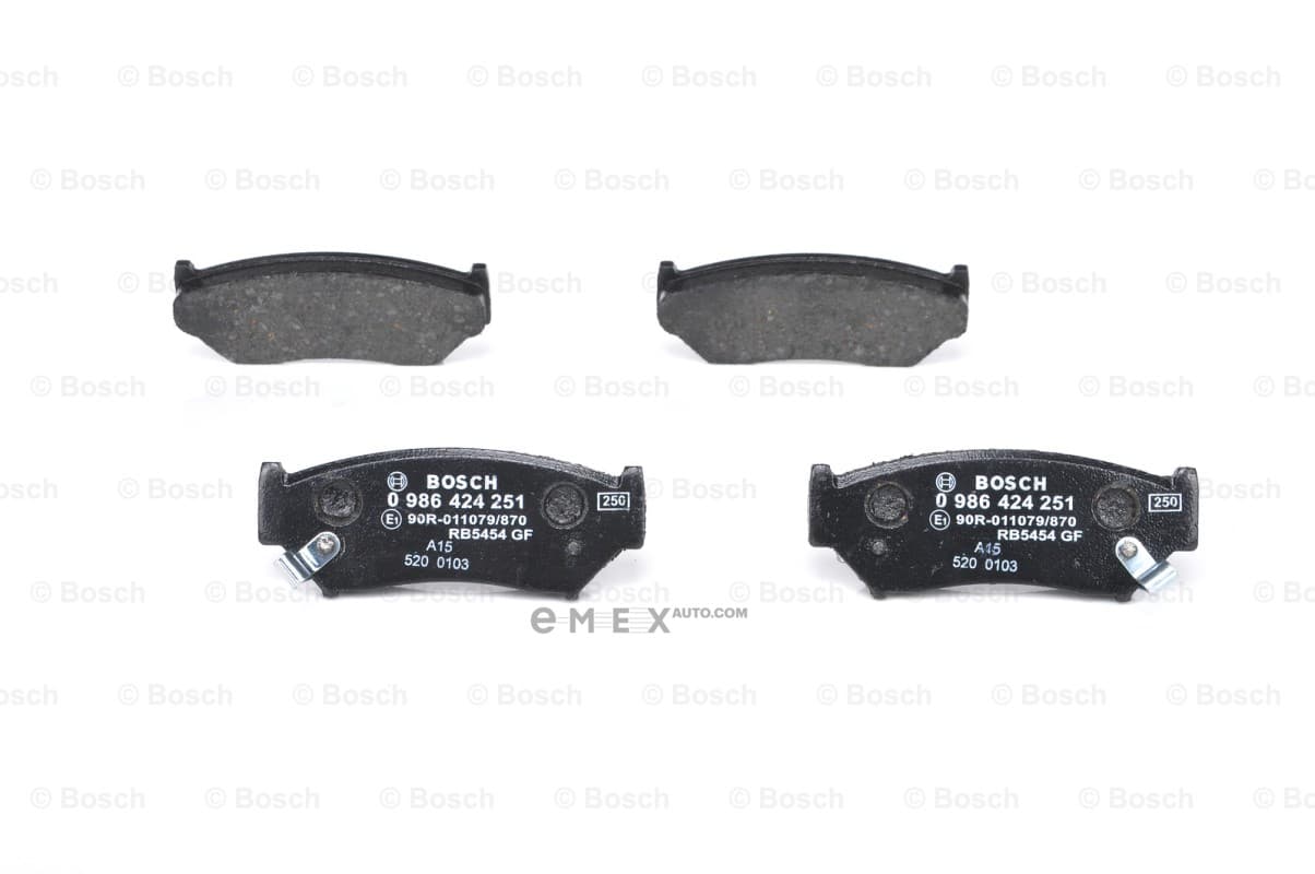 OEM BREMSBELAG 0986424251