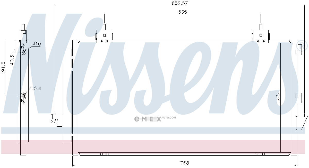 OEM RADIATOR ASSY, A/C 94741