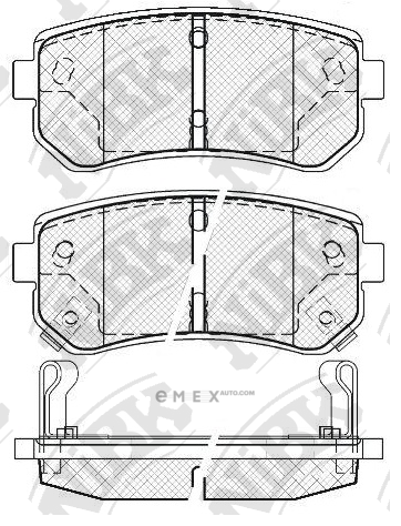 OEM PAD KIT, DISC BRAKE PN0436