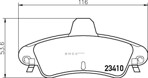 OEM BRAKE-PADS MDB2279