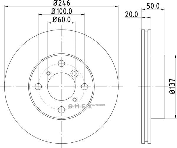 OEM BRAKE ROTOR ND9007