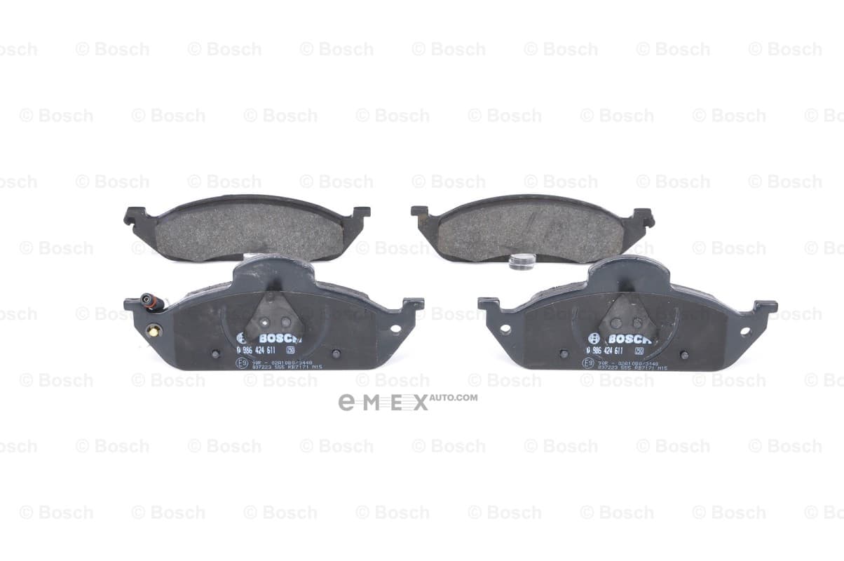 OEM BRAKE PAD FRT-M(W163) 0986424611