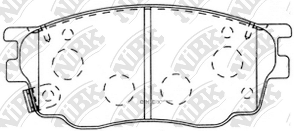 OEM PAD KIT, DISC BRAKE PN5483