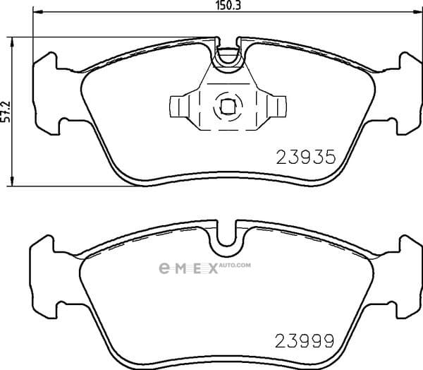 OEM BRAKE PAD MDB2684