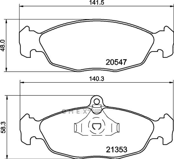 OEM BRAKE-PADS MDB1556