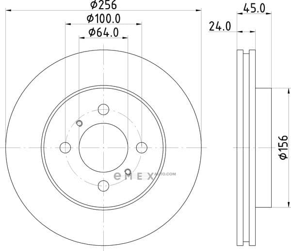 OEM BRAKE ROTOR ND3020K