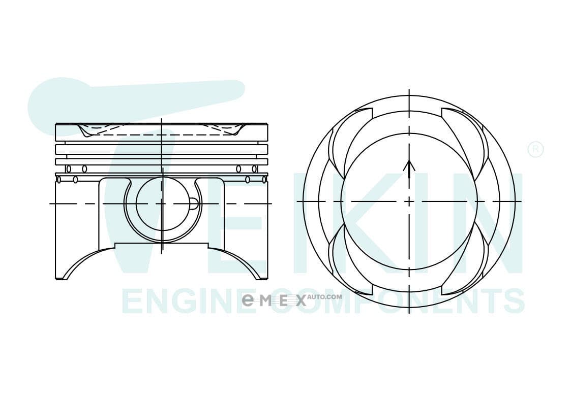 OEM PISTON ASSY 45124050