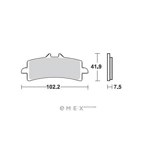 OEM PAD KIT, DISC BRAKE MCB792SV