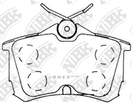 OEM PAD KIT, DISC BRAKE PN8109