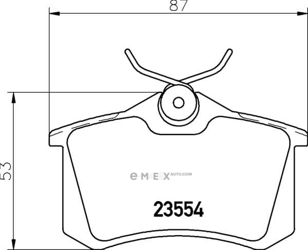 OEM BRAKE-PADS MDB1382