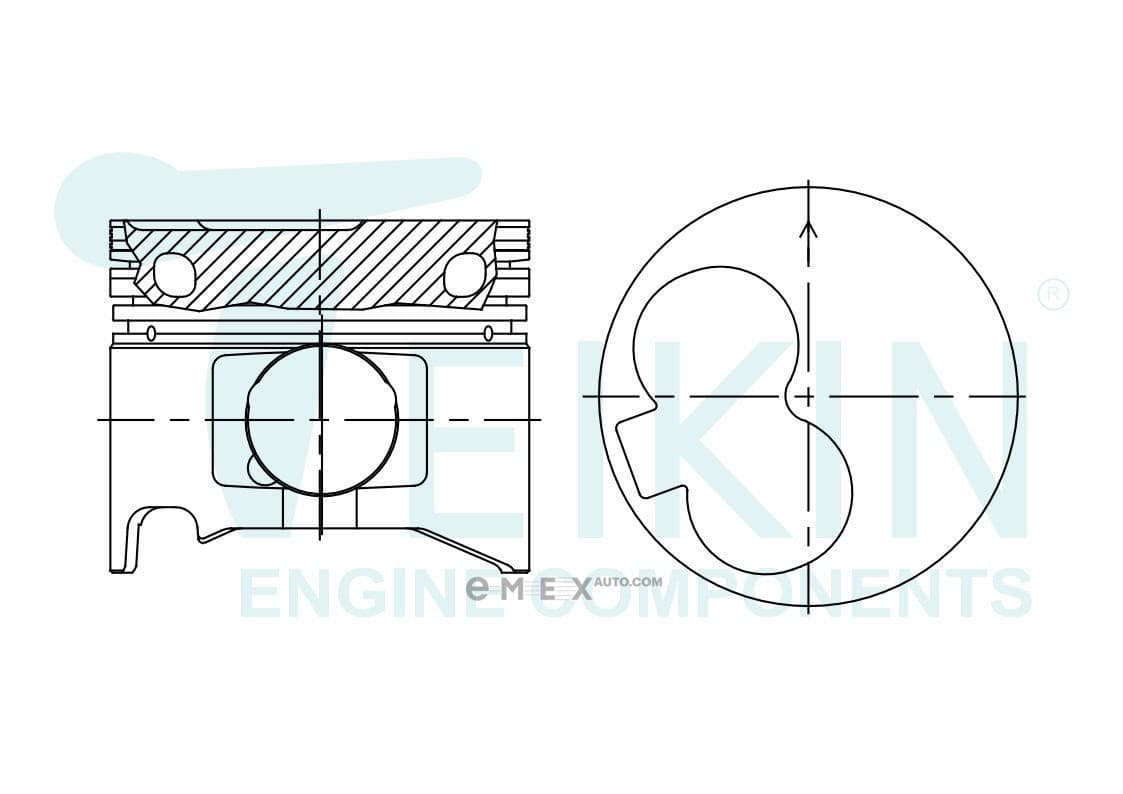 OEM PISTON ASSY 46283AG050