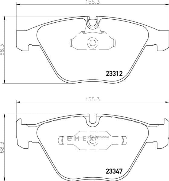 OEM BRAKE-PADS MDB2418