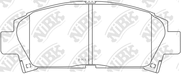 OEM PAD KIT, DISC BRAKE PN1362