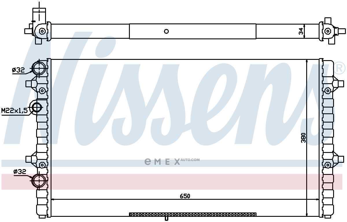 OEM RADIATOR-VW CADDY 67302