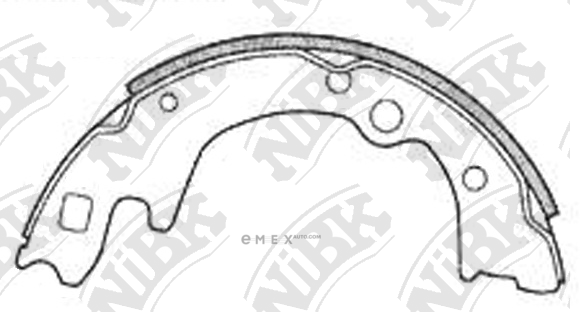 OEM SHOE KIT, DRUM BRAKE FN3350