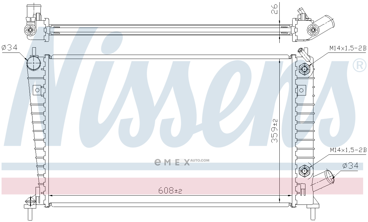 OEM RADIATOR 68001A