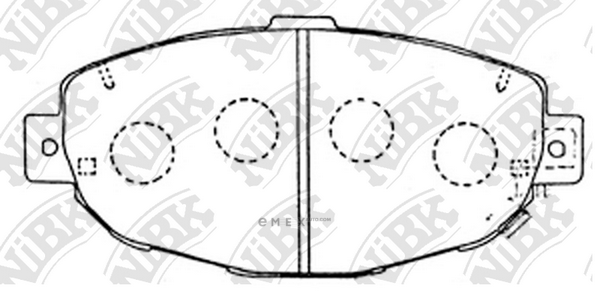 OEM BRAKE PAD PN1231