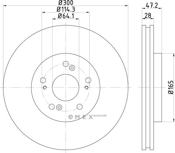 OEM BRAKE ROTOR ND8029K