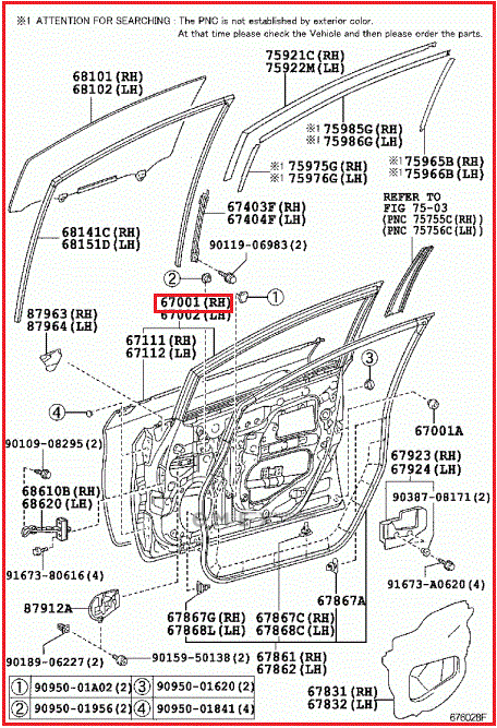 OEM DOOR ASSY 6700147070