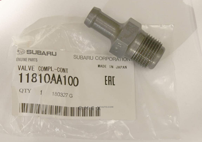 OEM VALVE COMPL-CONT 11810AA100