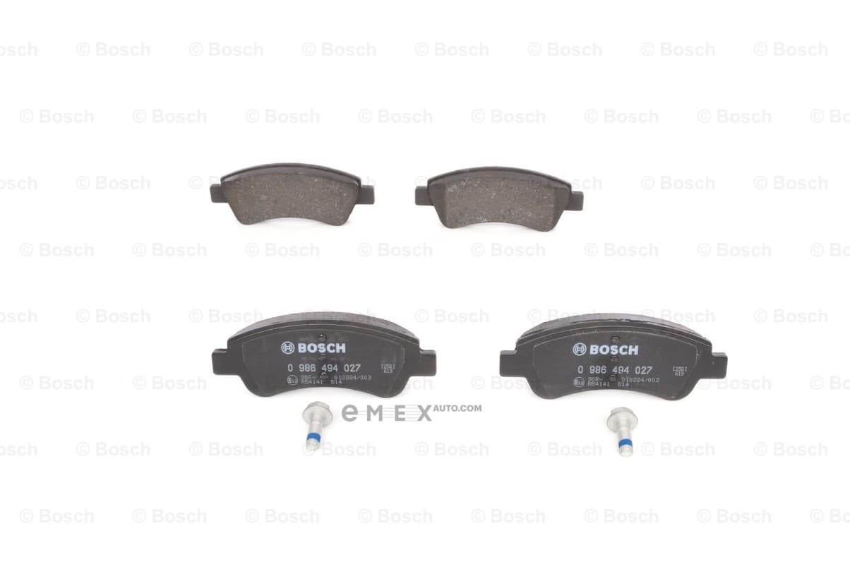 OEM PAD KIT, DISC BRAKE 0986494027