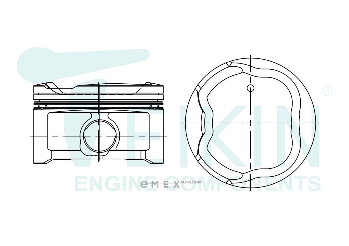 OEM PISTON ASSY 46360STD