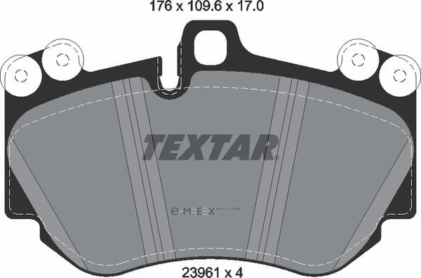 OEM BRAKE PAD CAYENNE TURBO 19 2396101