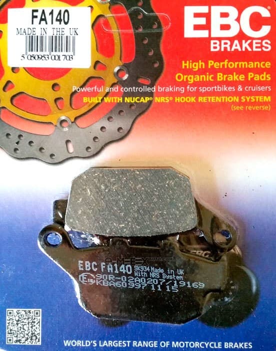 OEM PAD KIT, DISC BRAKE FA140