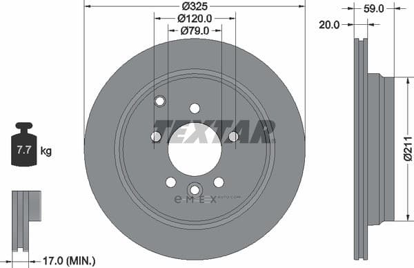 OEM BRAKE DISC RR/L319/L320 92147603