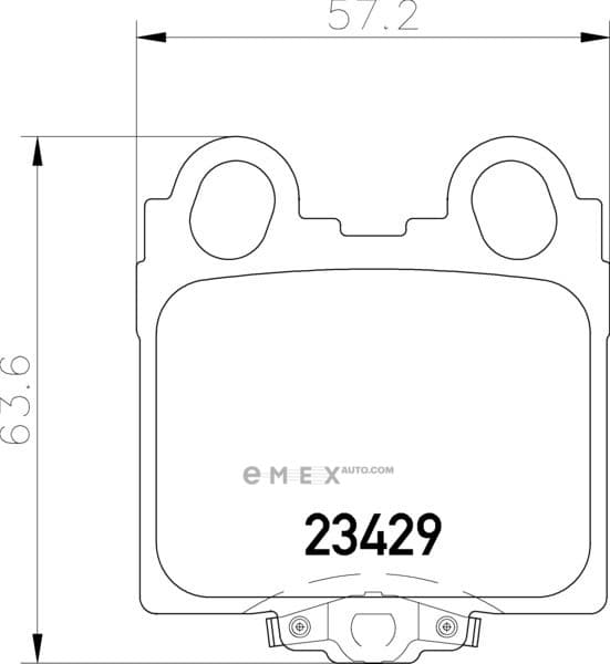 OEM PAD KIT, DISC BRAKE NP1038