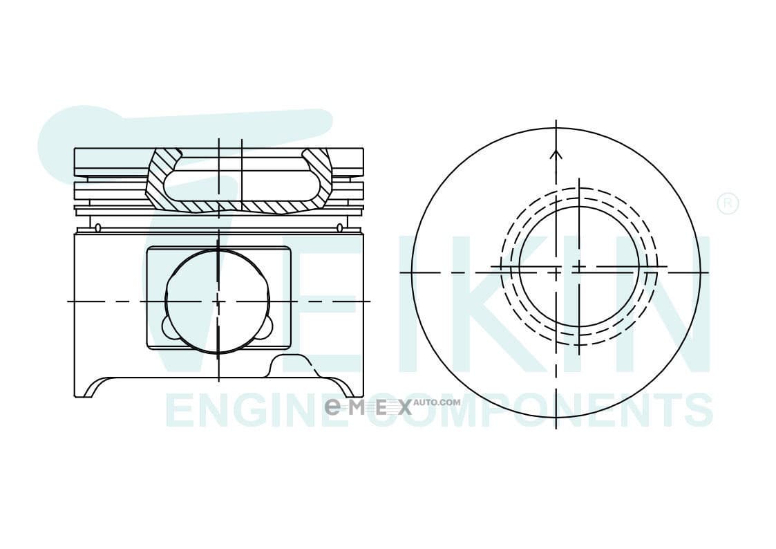 OEM PISTON ASSY 46325ASTD