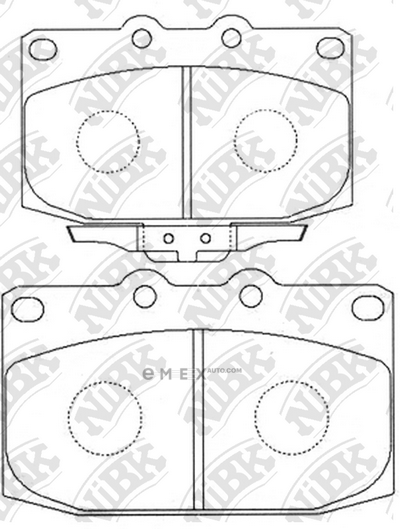 OEM PAD KIT, DISC BRAKE PN5316