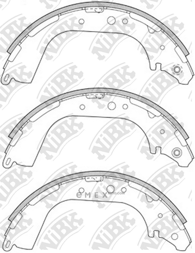 OEM SHOE KIT, DRUM BRAKE FN1189