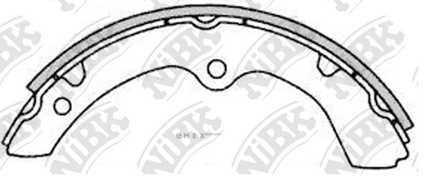 OEM SHOE KIT, DRUM BRAKE FN4461