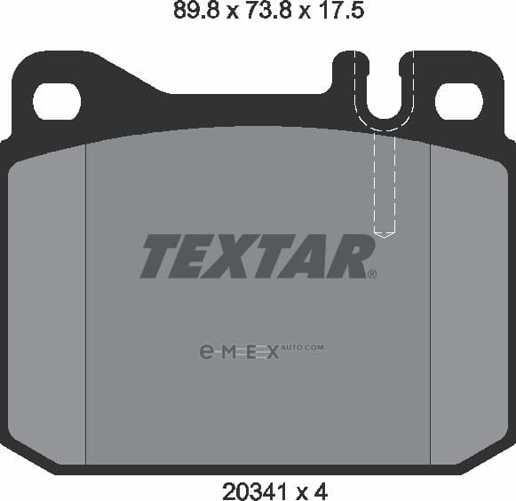 OEM PAD KIT, DISC BRAKE 2034110