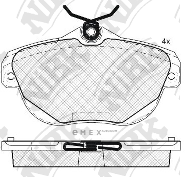 OEM PAD KIT, DISC BRAKE PN42002