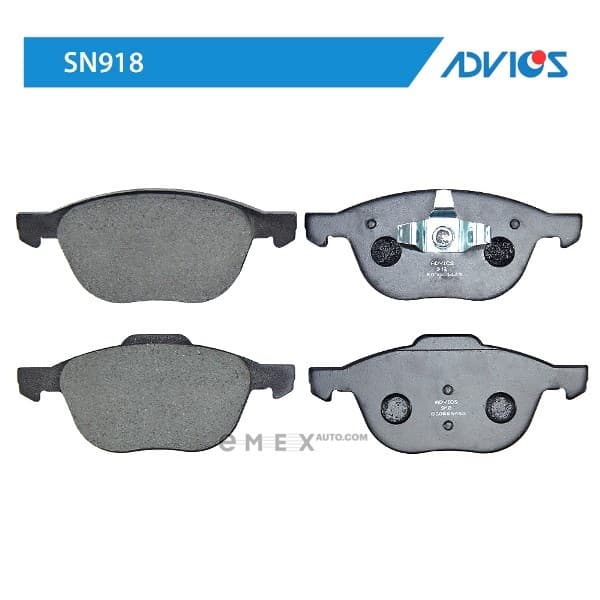 OEM BRAKE PAD FRONT MZ B4YB-33-23Z MAZDA 3 200311- ADV SN918