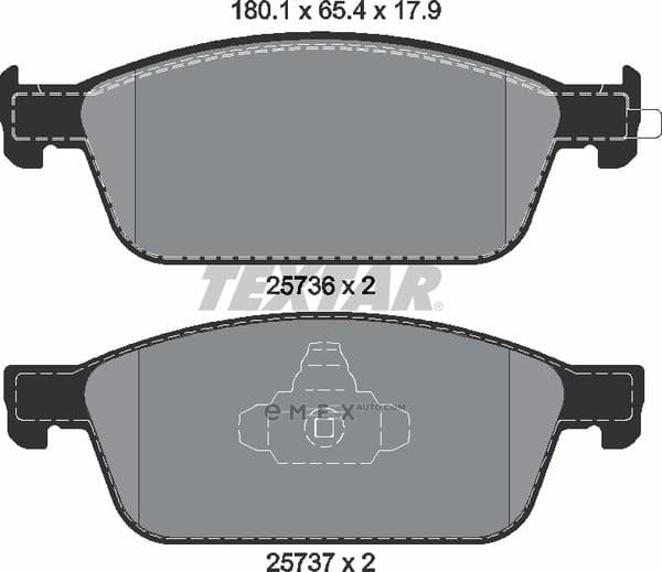 OEM PAD KIT, DISC BRAKE 2573601