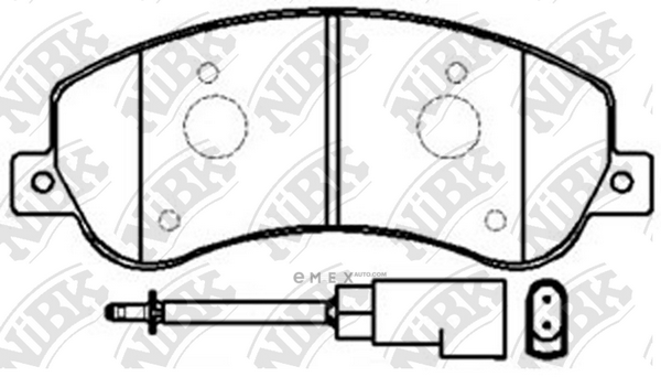 OEM SHOE KIT, DRUM BRAKE PN0444W