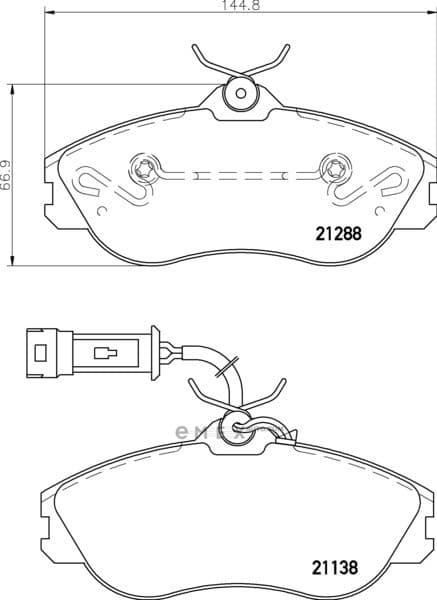 OEM BRAKE-PADS MDB1485