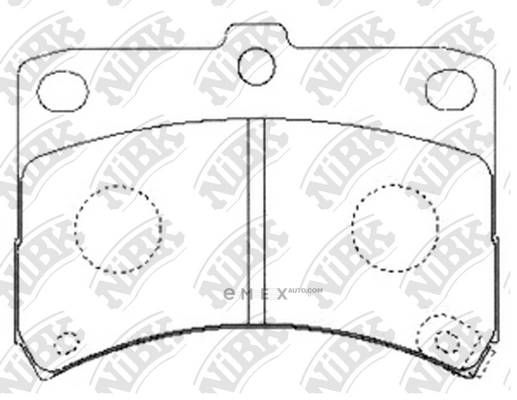 OEM PAD KIT, DISC BRAKE PN6429