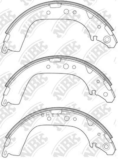 OEM SHOE KIT, DRUM BRAKE FN2280